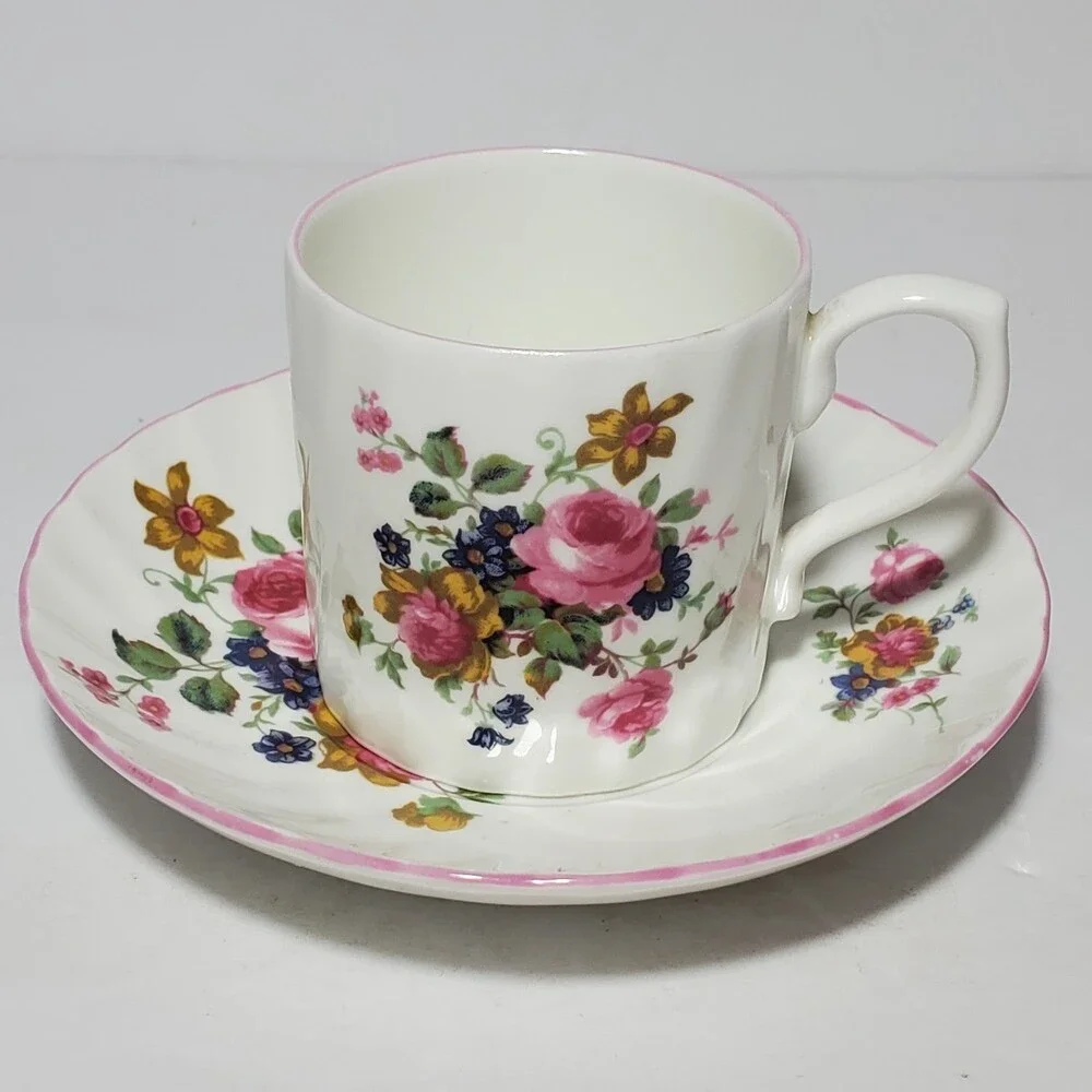The Butchant Gardens Demitasse Teacup and Saucer Small